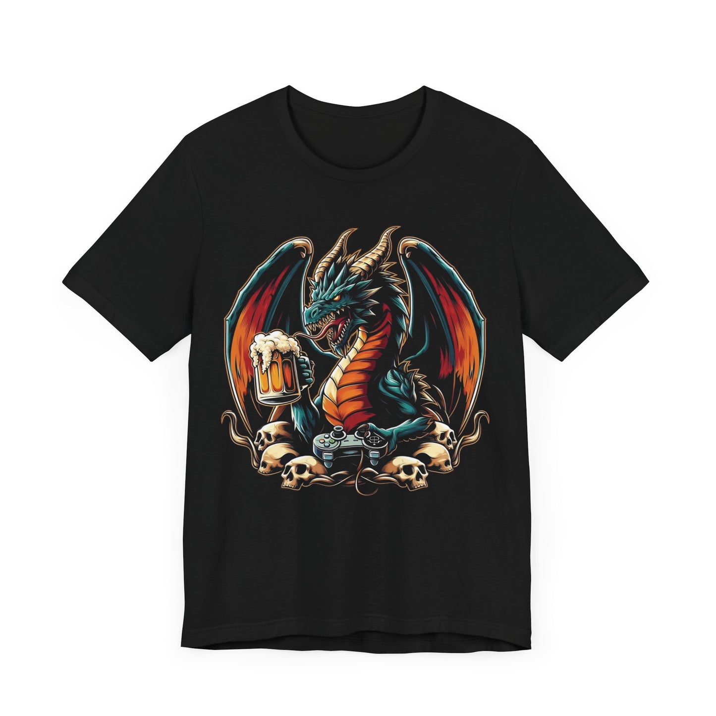 Video Game Beer Dragon T-Shirt